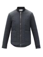 Matchesfashion.com Officine Gnrale - Bastian Quilted-shell Jacket - Mens - Grey