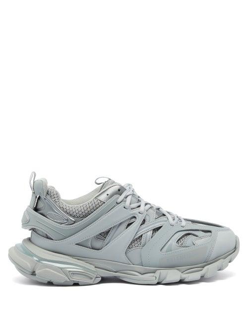 Matchesfashion.com Balenciaga - Track Panelled Trainers - Mens - Light Grey