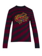 Matchesfashion.com Paul Smith - Dreamer Frog Intarsia Wool Blend Sweater - Mens - Red Multi