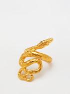 Alighieri - The Medusa 24kt Gold-plated Ring - Womens - Yellow Gold