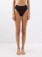 Haight - High-rise Bikini Briefs - Womens - Black