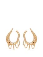 Matchesfashion.com Attico - X Alican Icoz Organic Multi Hoop Earrings - Womens - Gold