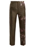 Matchesfashion.com F.r.s - For Restless Sleepers - Tartaro Floral Print Satin Pyjama Trousers - Womens - Green Print