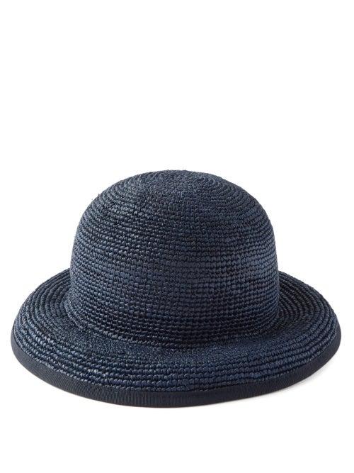 Weekend Max Mara - Canoa Hat - Womens - Dark Navy