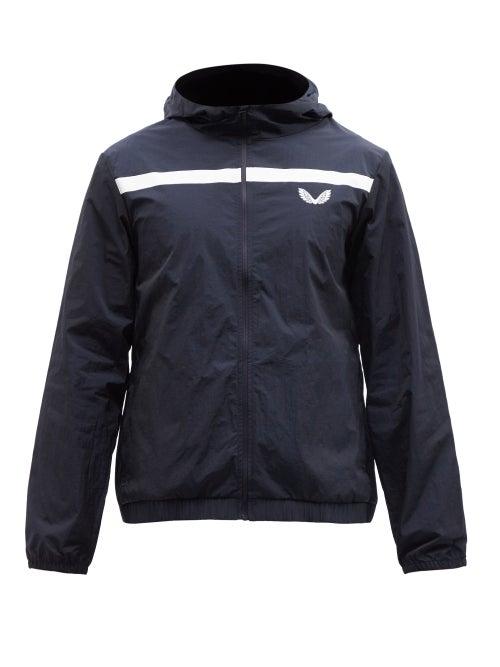 Mens Activewear Castore - Hooded Technical-shell Rain Jacket - Mens - Navy