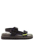 Matchesfashion.com Valentino - Go Logo Hiking Sandals - Mens - Black Navy