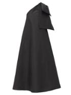 Bernadette - Winne Bow-shoulder Taffeta Gown - Womens - Black