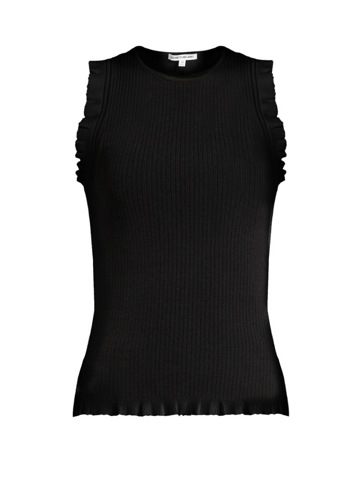Elizabeth And James Clementine Ribbed-knit Tank Top