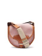 Matchesfashion.com Isabel Marant - Botsy Canvas And Leather Shoulder Bag - Womens - Pink Multi