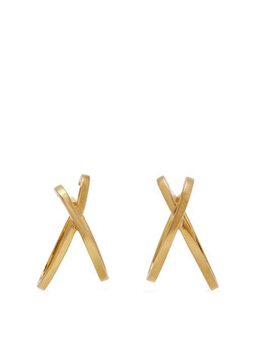 Matchesfashion.com Alan Crocetti - Space Sterling Silver Ear Cuff Set - Mens - Gold