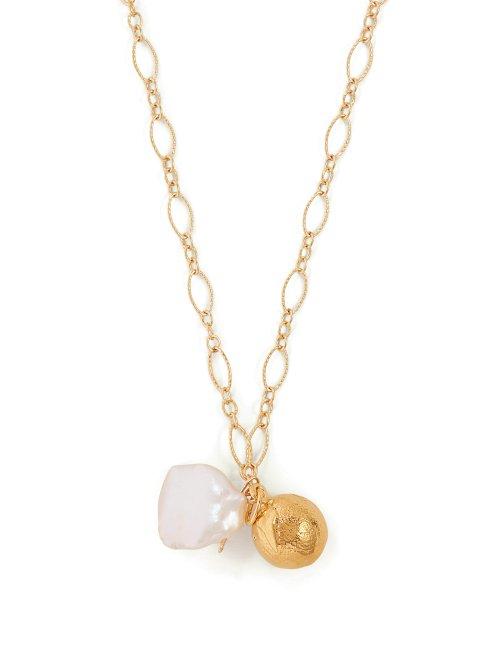 Matchesfashion.com Alighieri - The Moon Fever Gold Plated Necklace - Womens - Gold