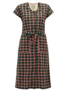 Matchesfashion.com Ace & Jig - Gallo Checked Cotton Dress - Womens - Green Multi