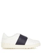 Valentino Open Low-top Leather Trainers
