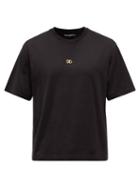 Mens Rtw Dolce & Gabbana - Logo-plaque Cotton-jersey T-shirt - Mens - Black