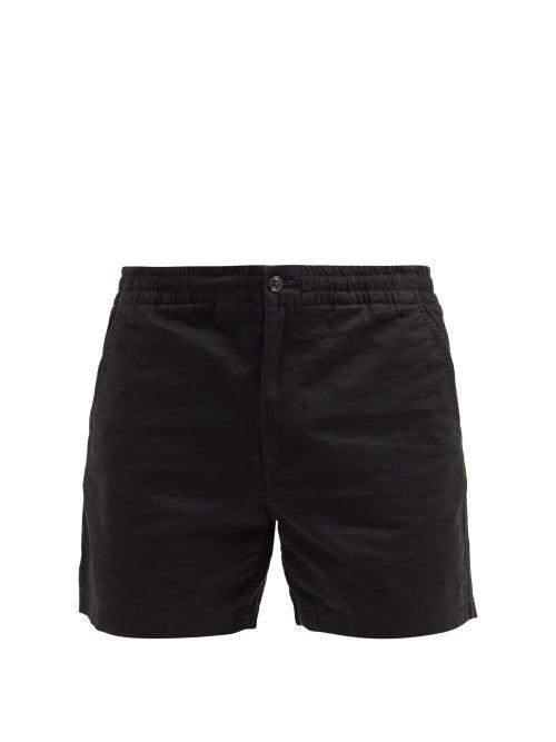 Matchesfashion.com Polo Ralph Lauren - Prepster Cotton-blend Twill Shorts - Mens - Black