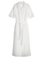 Raey Sheer Gingham Shirtdress