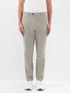 Brunello Cucinelli - Cotton Utility Trousers - Mens - Green