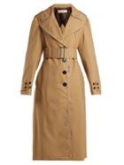 Matchesfashion.com Marni - Belted Wool Trench Coat - Womens - Beige Multi