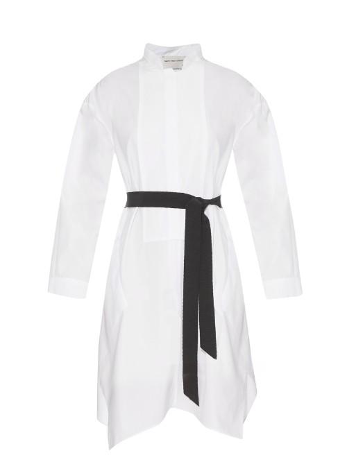 Maison Rabih Kayrouz Mandarin Collar Cotton-poplin Dress