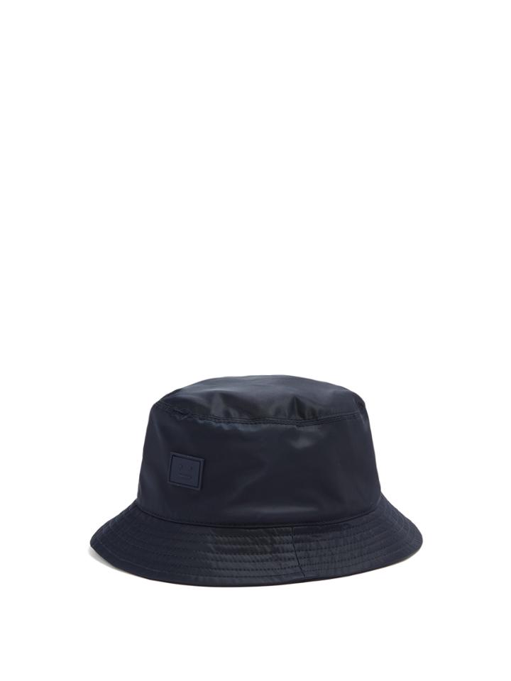 Acne Studios Matt Face-appliqu Bucket Hat