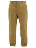 Matchesfashion.com Gucci - Elasticated-waist Cotton-blend Ripstop Trousers - Mens - Beige