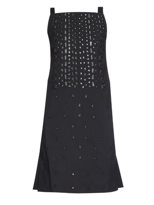 Osman Embellished Square-neck Dress