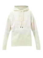 Matchesfashion.com Isabel Marant Toile - Mansel Cotton-blend Hooded Sweatshirt - Womens - Cream Multi
