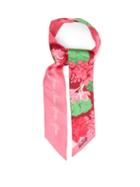 Ladies Accessories Gucci - X Ken Scott Floral-print Silk Scarf - Womens - Pink Multi