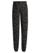 Dolce & Gabbana Slim-leg Polka-dot Print Silk Trousers