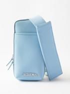 Jacquemus - Giardino Leather Cross-body Bag - Mens - Light Blue
