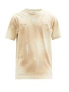 Matchesfashion.com 1017 Alyx 9sm - Logo-print Tie-dye T-shirt - Mens - Beige Multi