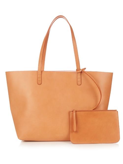 Mansur Gavriel Pink-lined Large Leather Tote