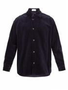 Matchesfashion.com Raey - Elephant Corduroy Shirt - Mens - Navy