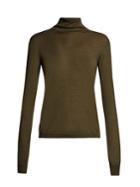 Saint Laurent Roll-neck Cashmere And Silk-blend Sweater