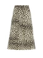 Matchesfashion.com Sea - Leo Leopard Print Cotton Skirt - Womens - Leopard