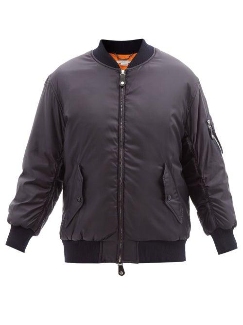 Stella Mccartney - Vina Nylon Bomber Jacket - Womens - Navy