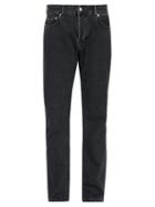 Matchesfashion.com Officine Gnrale - Kurt Jeans - Mens - Dark Grey