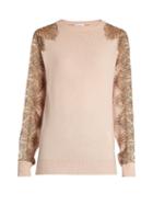 Raey Lace-sleeve Cashmere Sweater