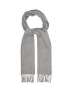 Matchesfashion.com Paul Smith - Logo-embroidered Tasselled Cashmere Scarf - Mens - Grey