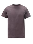 Matchesfashion.com Rick Owens - Level Cotton-jersey T-shirt - Mens - Purple