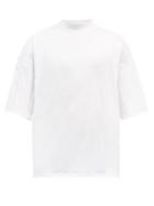 Mens Rtw Jil Sander - Oversized Cotton-jersey T-shirt - Mens - White