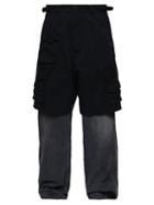 Balenciaga - Hybrid Cargo-short Jeans - Mens - Grey