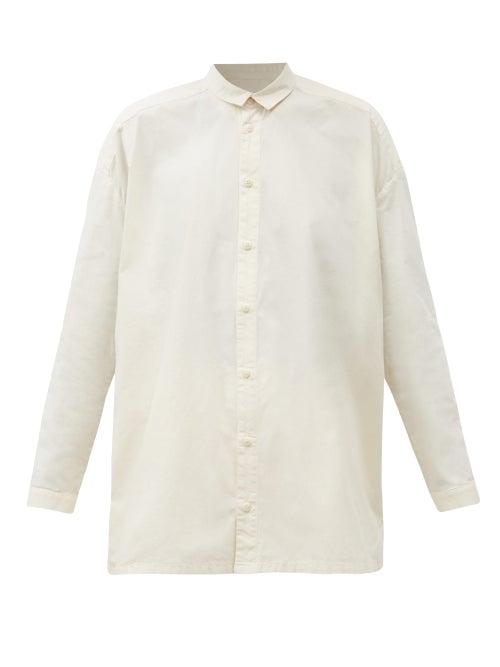 Matchesfashion.com Toogood - The Draughtsman Cotton-calico Shirt - Womens - Cream