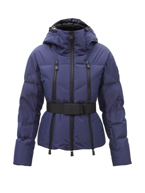 Moncler Grenoble - Goncelin Quilted-faille Down Jacket - Womens - Navy