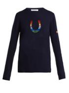 Bella Freud Horseshoe Rainbow Cashmere-blend Sweater