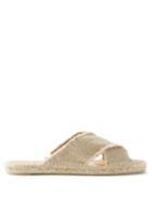 Castaer - Palmera Canvas & Jute Espadrille Sandals - Womens - Gold