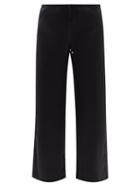 Ladies Lingerie La Perla - Petit Macram Silk Straight-leg Pyjama Trousers - Womens - Black