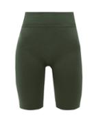 Matchesfashion.com Prism - Open Minded Technical Jersey Cycling Shorts - Womens - Green