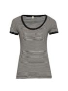 R13 Striped Cotton-blend T-shirt