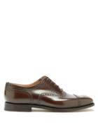 Matchesfashion.com Church's - Fairstead Brogue Leather Shoes - Mens - Dark Brown
